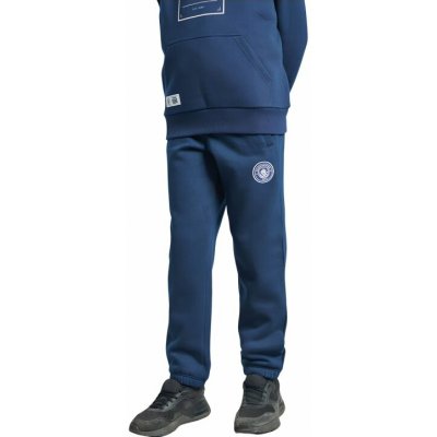 Dětské tepláky Manchester City tmavě modré manžety kapsy – Zboží Dáma