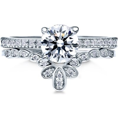 Mabell Set dámských stříbrných prstenů ABRILL CZ221R0441 5C45 – Zboží Mobilmania