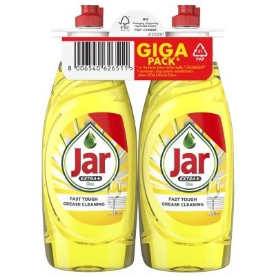 Jar Extra+ Citrus Tekutý Prostředek na nádobí 1300 ml – Zboží Dáma