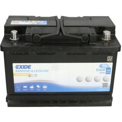 EXIDE EQUIPMENT 70Ah 12V 600A EQ600 – Hledejceny.cz