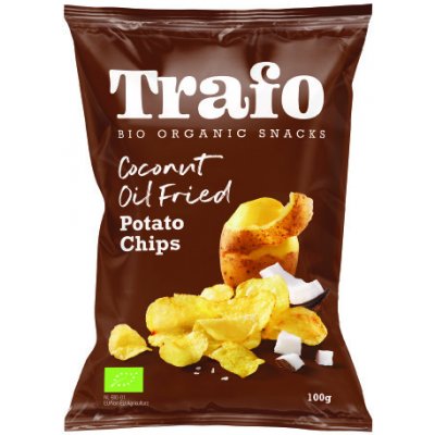 Trafo Bio Chipsy smažené v kokosovém oleji 100 g – Hledejceny.cz
