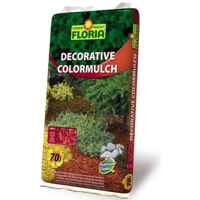Agro CS Floria Decorative ColorMulch cihlová 70 l – Sleviste.cz