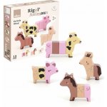 Vilac Dřevěné magnetky Legrační zvířátka – Zboží Dáma