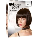 Wigged Love Paruka Wigged Love Mia (mikádo) krátká černá – Zboží Mobilmania