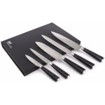 G21 Damascus Premium sada nožů v bambusovém bloku box brusný kámen 5 ks – Zboží Dáma