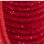 Semperfli Šenylka Sparkle Worm Chenille Fl. Red 3mm – Hledejceny.cz