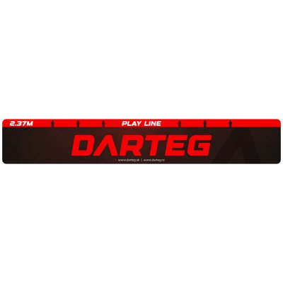 Darteg Samolepicí odhodová čára Darteg, černá – Hledejceny.cz