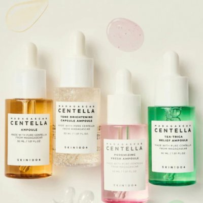 SKIN1004 Sada Ampulí Madagascar Centella Ampoule Kit (4 x 30 ml) – Sleviste.cz