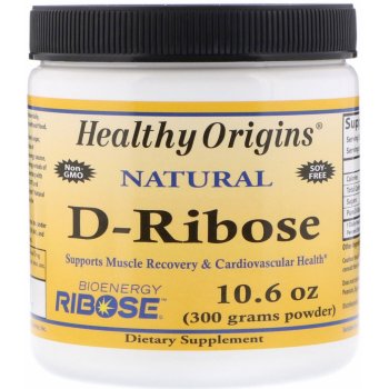 Healthy Origins Natural D-Ribose d-ribóza Bioenergy 300 g
