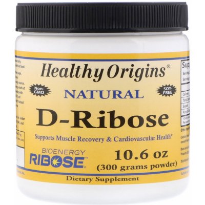 Healthy Origins Natural D-Ribose d-ribóza Bioenergy 300 g