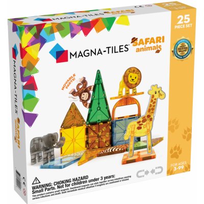 Magna-Tiles Zvířata safari 25 ks – Zboží Mobilmania