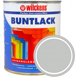 Wilckens Německá syntetická vrchní barva pololesk Buntlack Seidenglaenzend 750 ml RAL 7035 - světle šedá