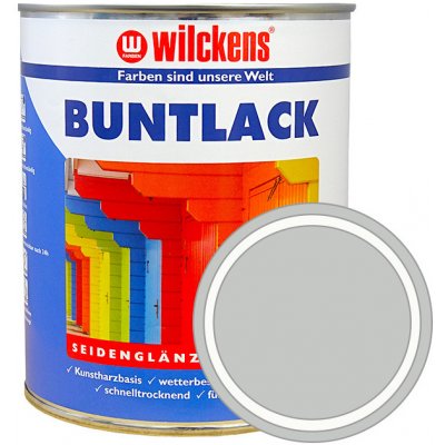 Wilckens Německá syntetická vrchní barva pololesk Buntlack Seidenglaenzend 750 ml RAL 7035 - světle šedá – Zbozi.Blesk.cz