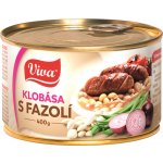 Viva klobása s bílou fazolí 400 g – Zboží Dáma