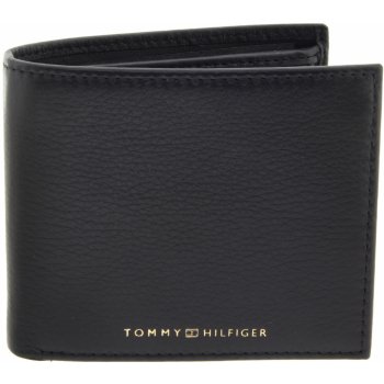 TOMMY HILFIGER Pánská černá kožená peněženka AM0AM10990-BDS-632