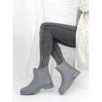Fashion Šedé holínky J1205G – Sleviste.cz