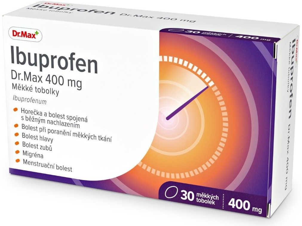 Ibuprofen Dr.Max 400 mg.cps.mol.30 od 99 Kč - Heureka.cz