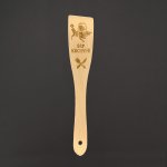 AMADEA Dřevěná obracečka buk text "šéf kuchyně", masivní dřevo, délka 30 cm, český výrobek – Hledejceny.cz