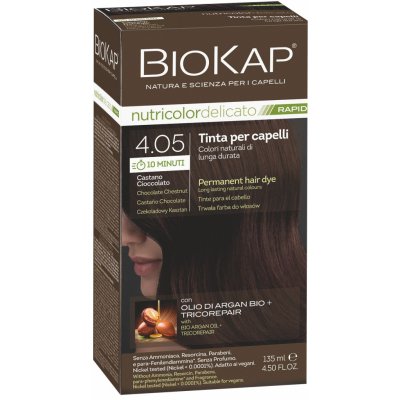 Biosline Barva na vlasy 4.05 Čokoládově kaštanová 135 ml