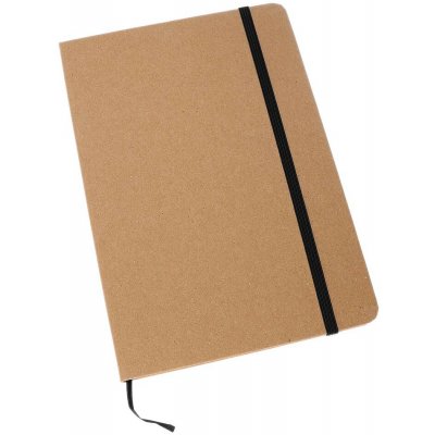 MPM Linkovaný poznámkový blok s deskami z recyklovatelného kraftového papíru Idah A5 - černý G01.4305.90 – Zboží Dáma