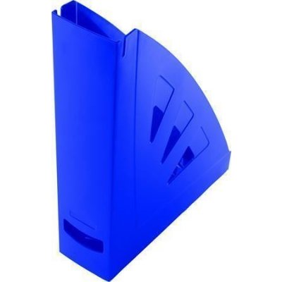 VICTORIA OFFICE Stojan na časopisy, modrá, plast, 75 mm, VICTORIA – Zboží Dáma VICTORIA OFFICE Stojan na časopisy, modrá, plast, 75 mm, VICTORIA – Zboží Dáma