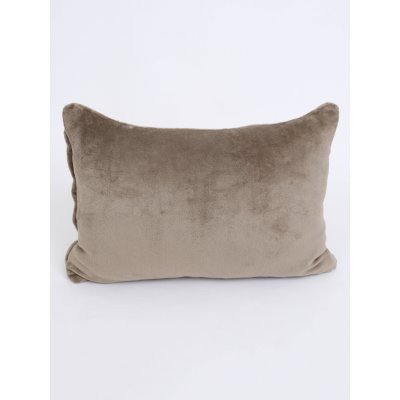 MKLuzkoviny.cz mikroplyš Laura šedohnědá 40 x 60 cm – Zboží Dáma