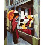 zuty Malování Podle Čísel Obchod S Klobouky August Macke 80 x 100 Cm Plátno Rám – Zboží Mobilmania