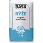 Bask Dlouhozrnná loupaná rýže 1 kg – Zboží Dáma