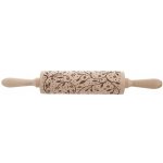 Váleček dřevo Dekor d. 20/38 cm stonky – Zboží Dáma