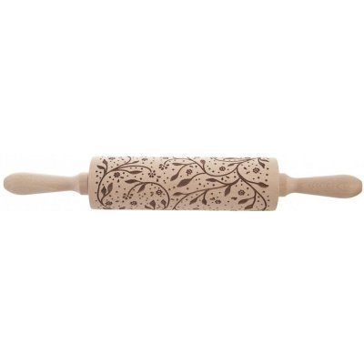Váleček dřevo Dekor d. 20/38 cm stonky – Zboží Dáma