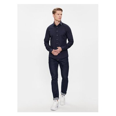 Calvin Klein košile Twill easy care slim fit K10K108426 tmavomodrá – Zbozi.Blesk.cz