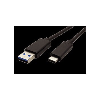 Roline 11.02.9011 USB 3.1, USB3.0 A(M) - USB C(M), 1m, černý