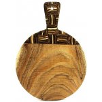 Mitra Bali Prkénko na krájení z Bali s intarzií kulaté 34cm – Zboží Mobilmania