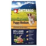 Ontario Puppy Medium Lamb & Rice 2 x 6,5 kg – Hledejceny.cz