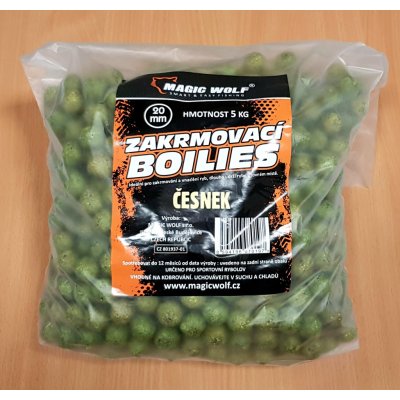 Magic Wolf boilies 5 kg 20 mm Česnek – Zboží Dáma