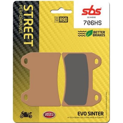 SBS destičky přední - 706HS - Aprilia RSV 1000, Ducati Monster, Multistrada | Zboží Auto