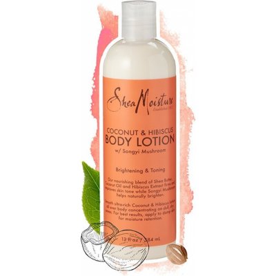 Shea Moisture Coconut & Hibiscus Curl & Shine Shampoopro podporu vln a lesku 384 ml – Zboží Mobilmania