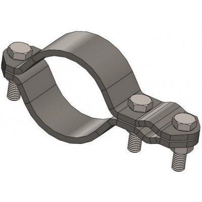Svorka na vodovodní potrubí 2 1/2" D T TECHNIC ST 07 FeZn 103230 – Hledejceny.cz