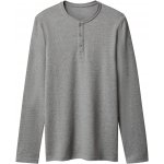esmara Men pánské triko s dlouhými rukávy šedá – Zboží Dáma