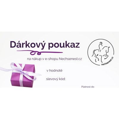 Nechsenest.cz Dárkový poukaz na nákup v e-shopu – POSÍLÁME NA E-MAIL Dárkový poukaz: 2000 – Zboží Mobilmania