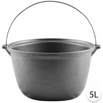 Perfect Home Litinový kotlík na guláš, 5 L, černý, 13286 – Zboží Mobilmania