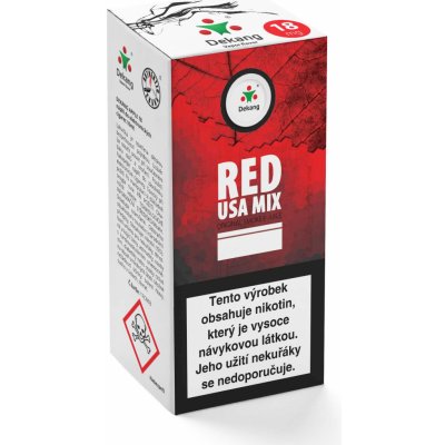 Dekangmlbr. Red USA mix 10 ml 0 mg – Hledejceny.cz