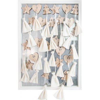 Adventní kalendář s pytlíčky na magnetickém pozadí 43 x 59 cm – Zboží Mobilmania