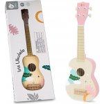Classic World dřevěné ukulele kytara růžové – Hledejceny.cz