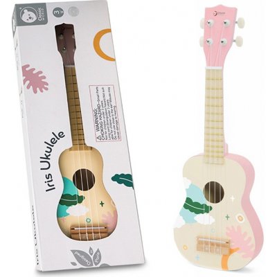 CLASSIC WORLD Dřevěné ukulele kytara růžové