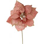 MagicHome Květ Poinssetia růžová stonek velikost květu: 35 cm ST8091559 – Hledejceny.cz