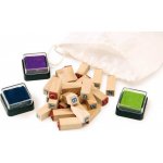 Legler Dřevěná razítka ABECEDA – Zboží Mobilmania