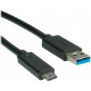 Roline 11.02.9010 USB 3.1, USB3.0 A(M) - USB C(M), 0,5m, černý