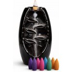 Verk 27420 Keramická aroma lampa kouřový vodopád černá – Zboží Dáma