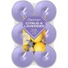 Svíčka Emocio Citrus & Lavender 12ks